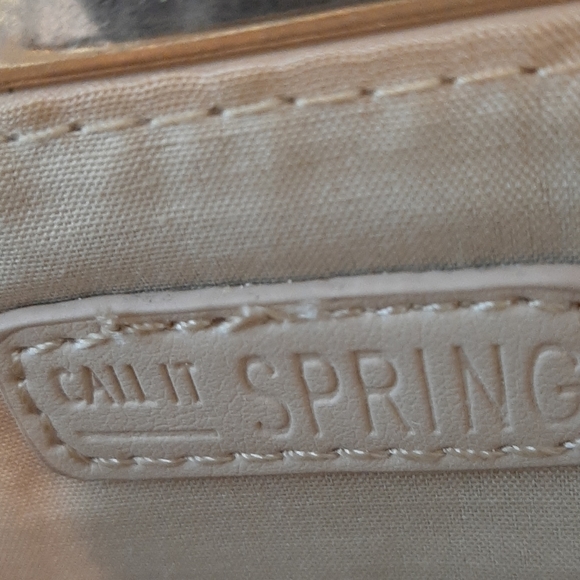 Call it spring beige rectangular hand clut… - Picture 4 of 16